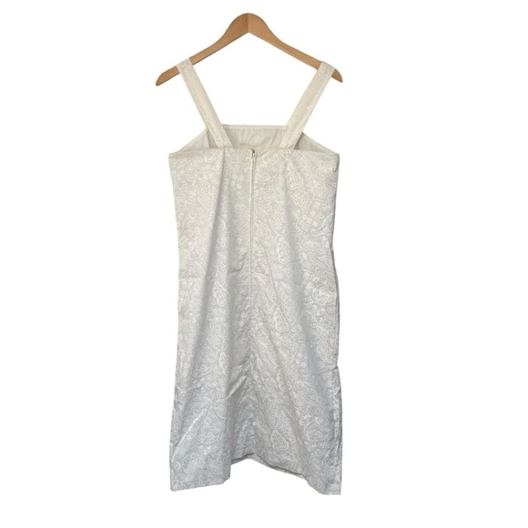 Vintage Lilly Pulitzer 60s/70s White Cutout Embroidered Bridal Midi Dress 10/12 - Picture 3 of 10